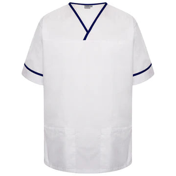 Contrast Trim Smart Scrub Top