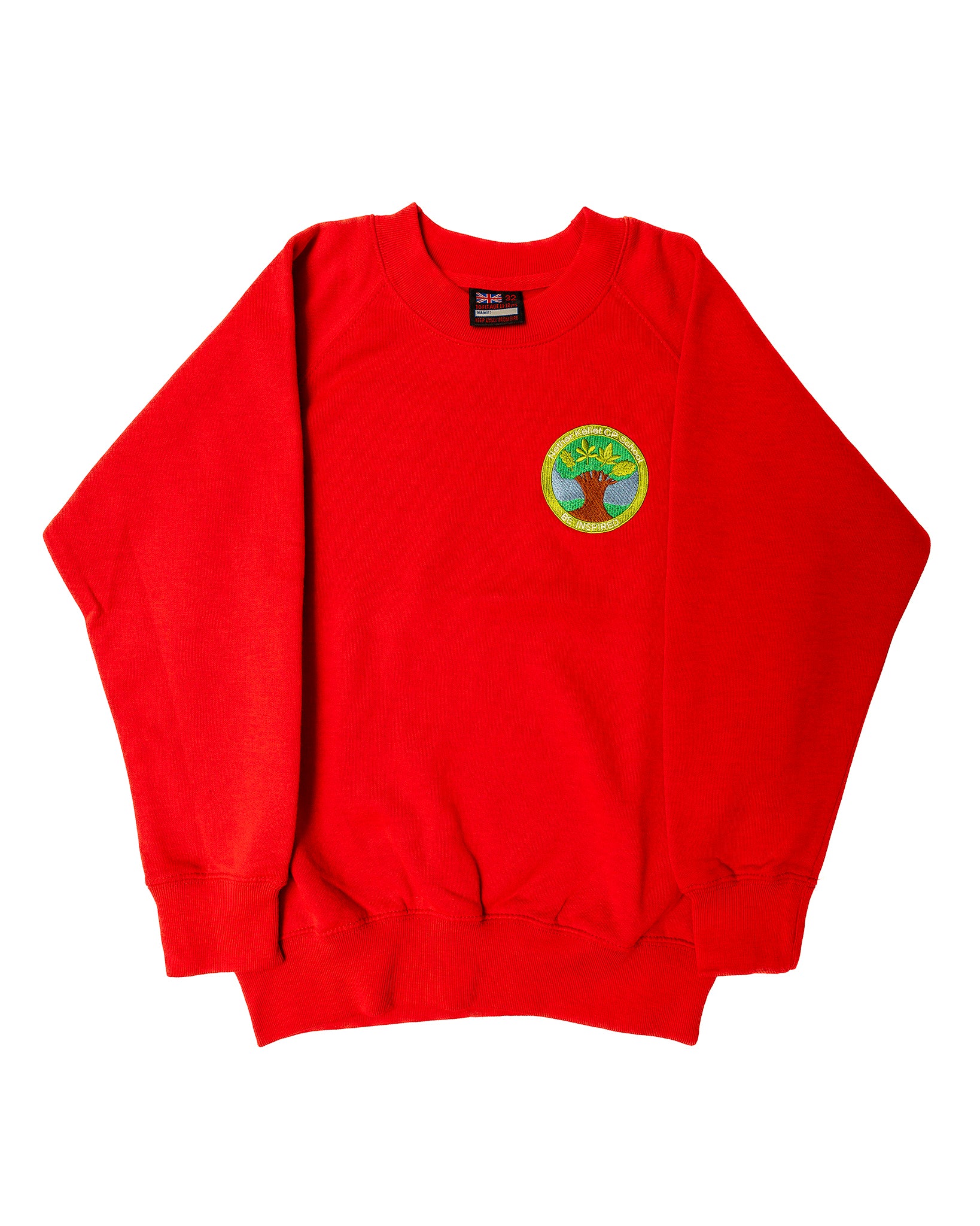 Nether Kellet Crew Neck Jumper (Red)