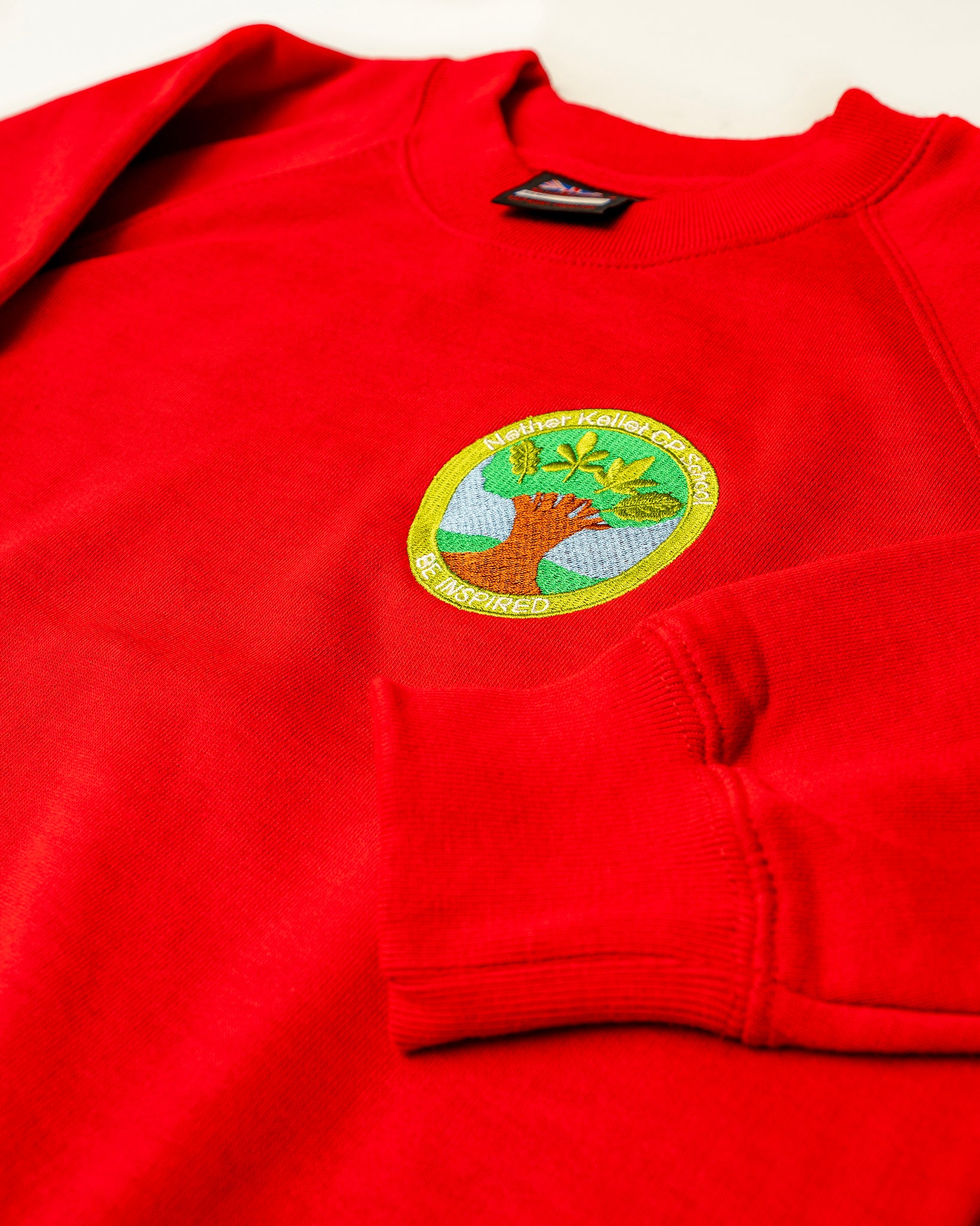 Nether Kellet Crew Neck Jumper (Red)