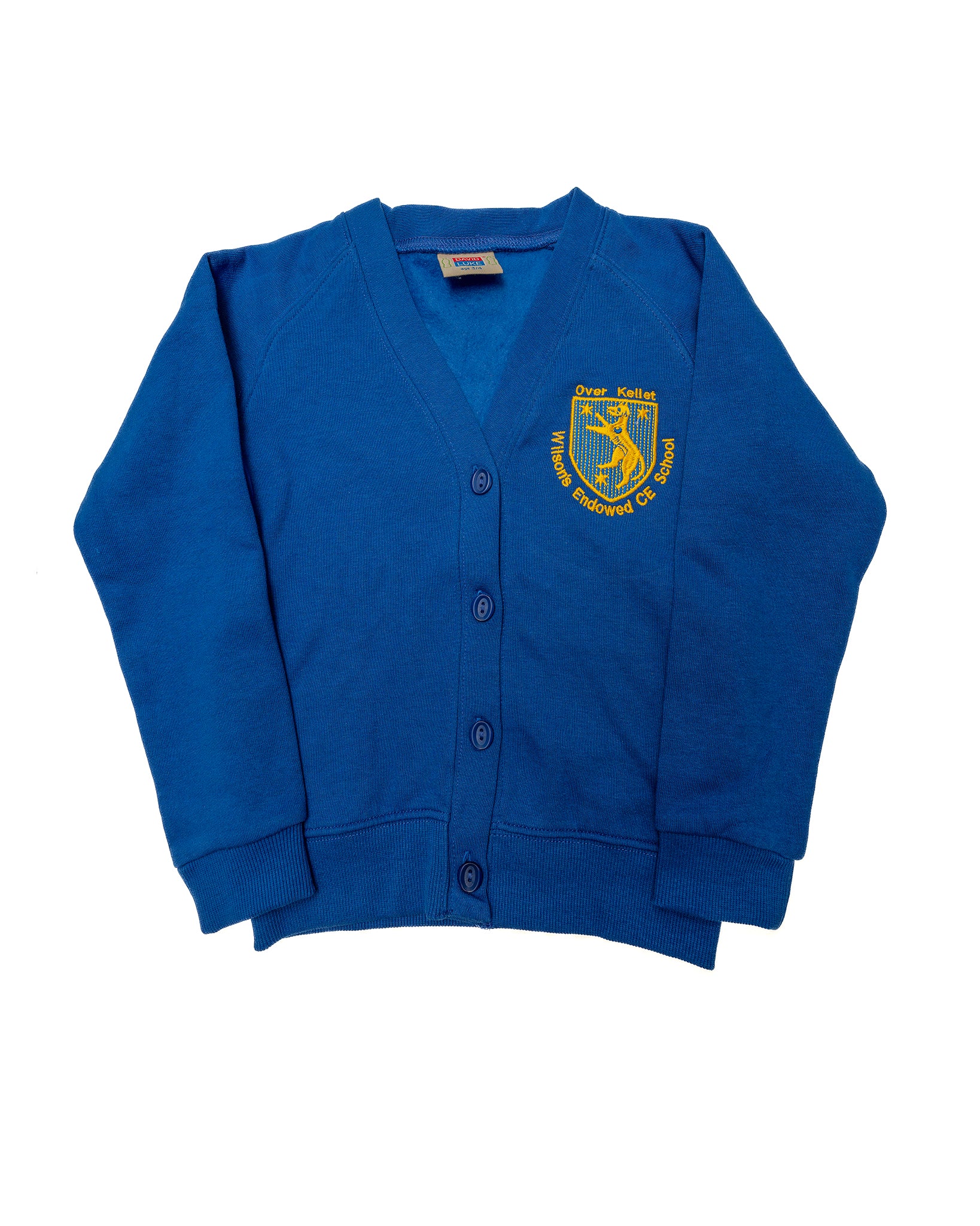 Wilsons Endowed Cardigan (Royal) - Embroidered
