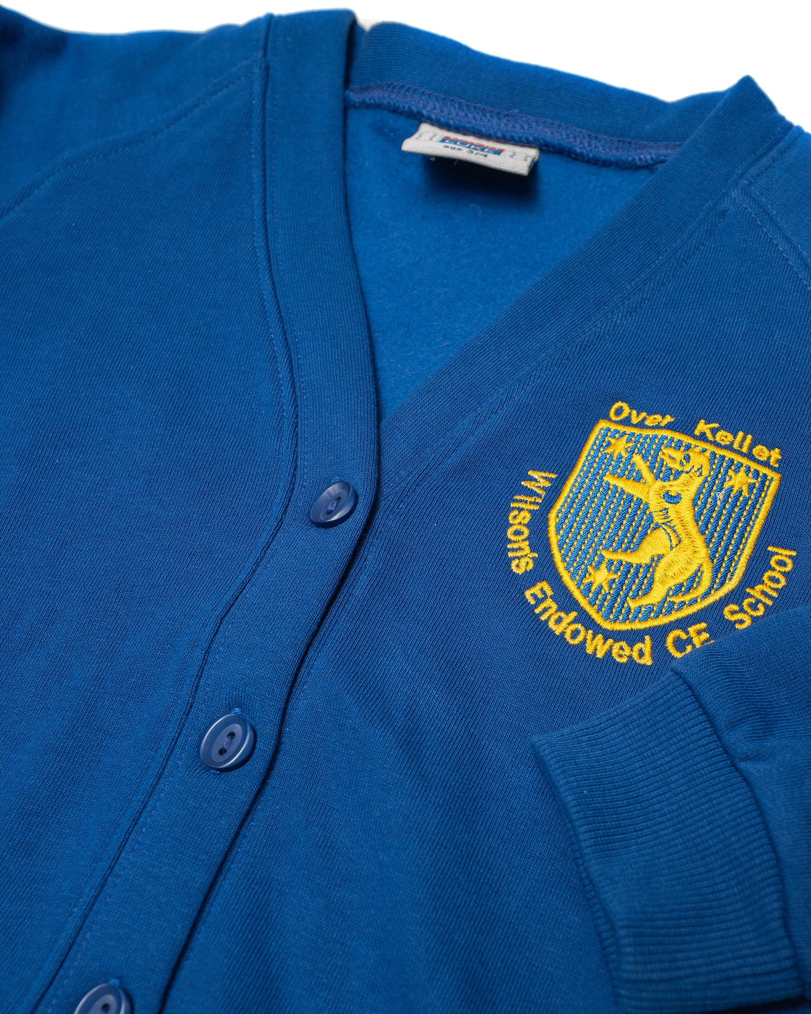 Wilsons Endowed Cardigan (Royal) - Embroidered