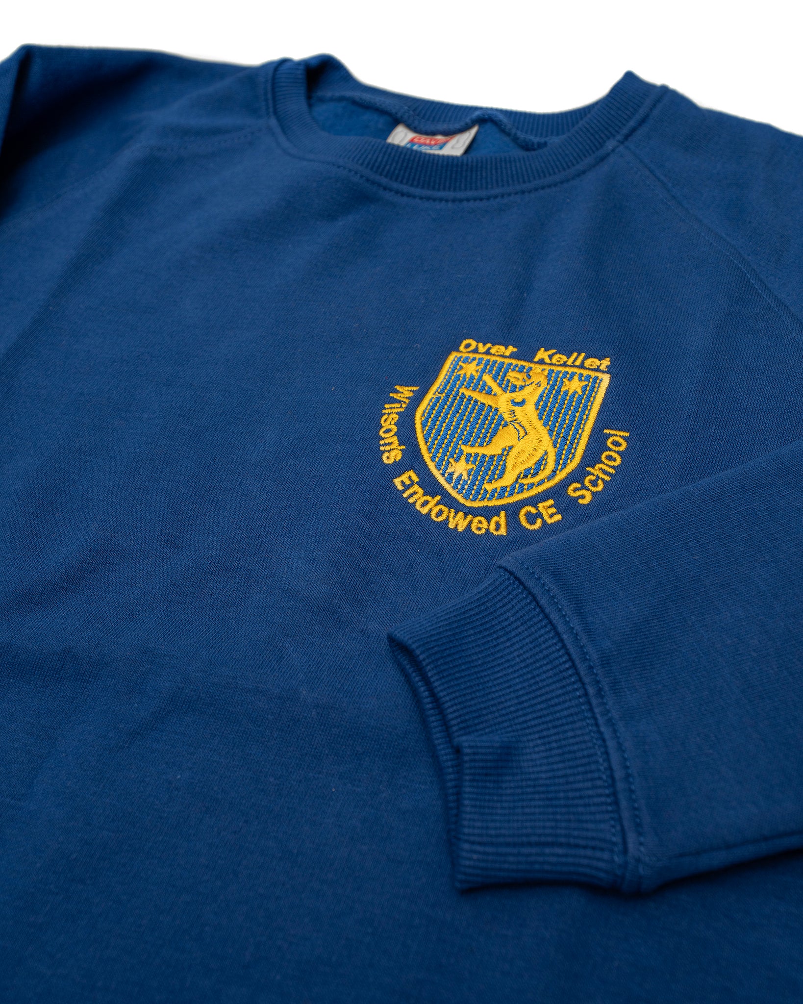 Wilsons Endowed Crew Neck Jumper (Royal) - Embroidered