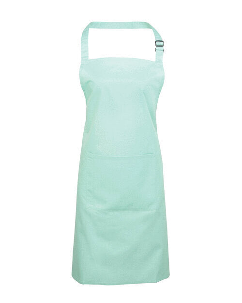 Colours Collection Bib Apron With Pocket