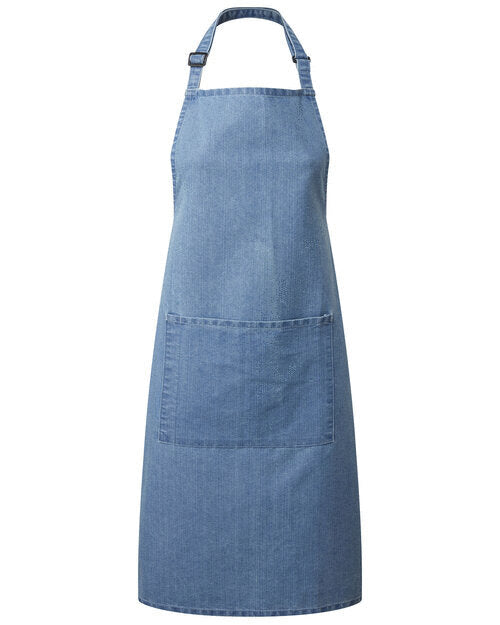 Colours Collection Bib Apron With Pocket
