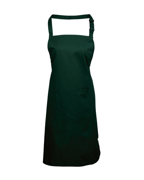 Colours Collection Bib Apron With Pocket
