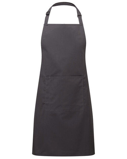 Colours Collection Bib Apron With Pocket