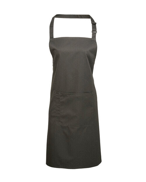Colours Collection Bib Apron With Pocket