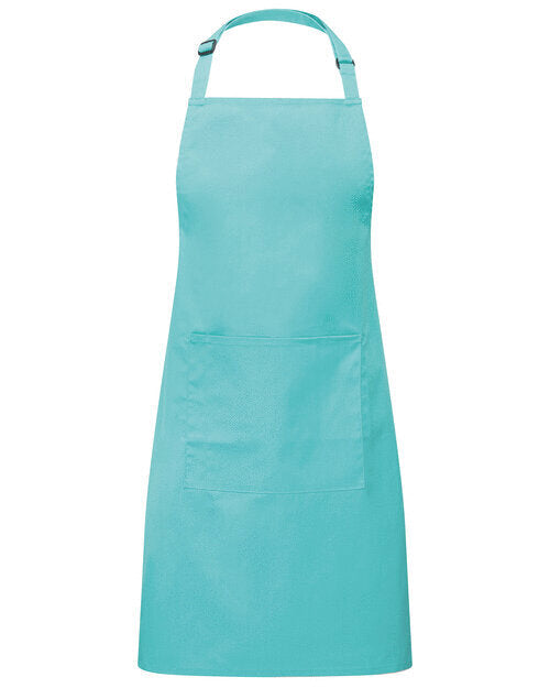 Colours Collection Bib Apron With Pocket