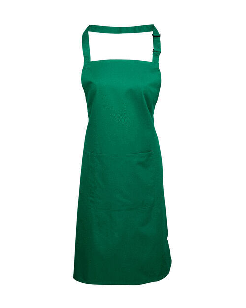 Colours Collection Bib Apron With Pocket