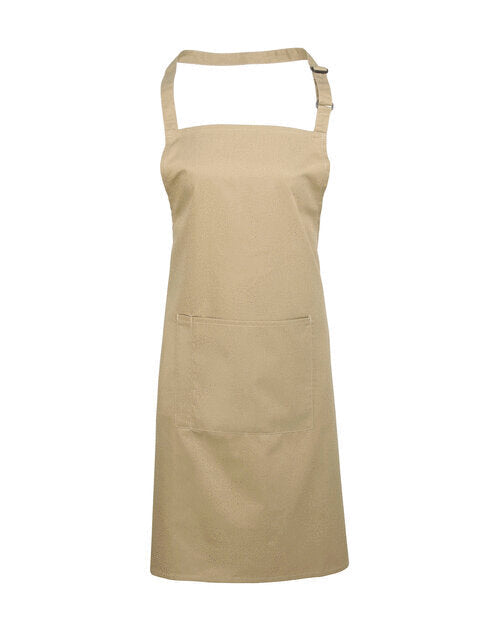 Colours Collection Bib Apron With Pocket