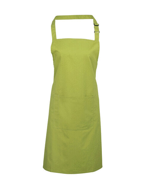 Colours Collection Bib Apron With Pocket