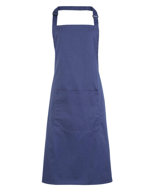 Colours Collection Bib Apron With Pocket