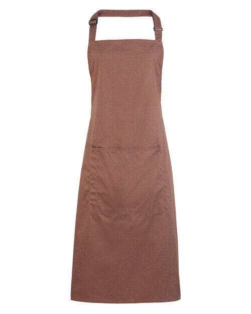 Colours Collection Bib Apron With Pocket
