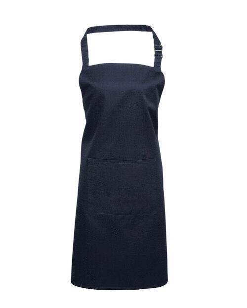 Colours Collection Bib Apron With Pocket
