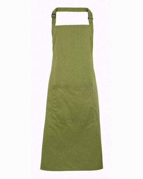 Colours Collection Bib Apron With Pocket