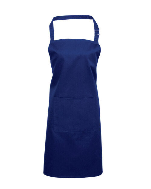 Colours Collection Bib Apron With Pocket