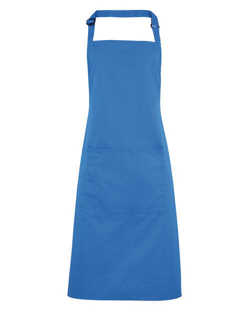 Colours Collection Bib Apron With Pocket