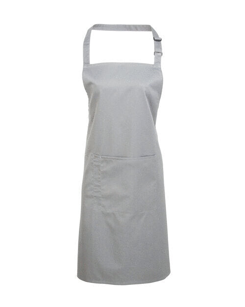 Colours Collection Bib Apron With Pocket
