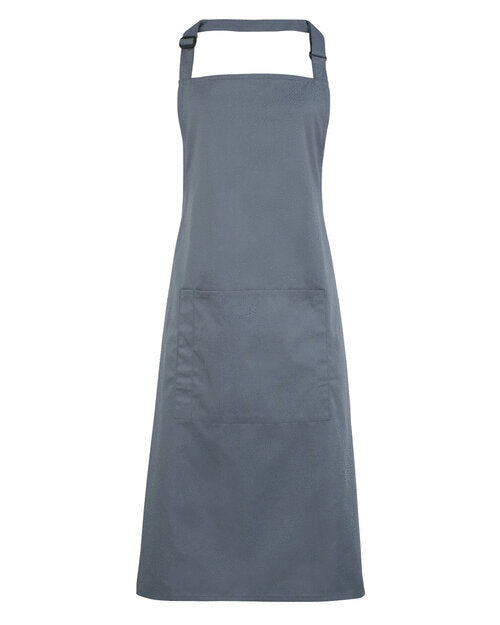 Colours Collection Bib Apron With Pocket