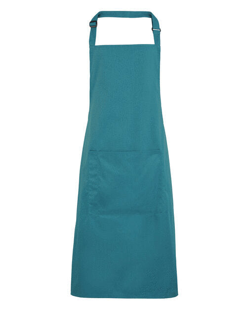 Colours Collection Bib Apron With Pocket