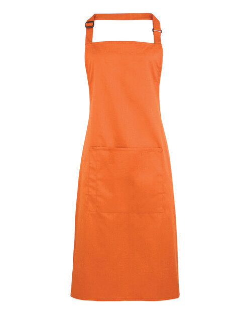 Colours Collection Bib Apron With Pocket