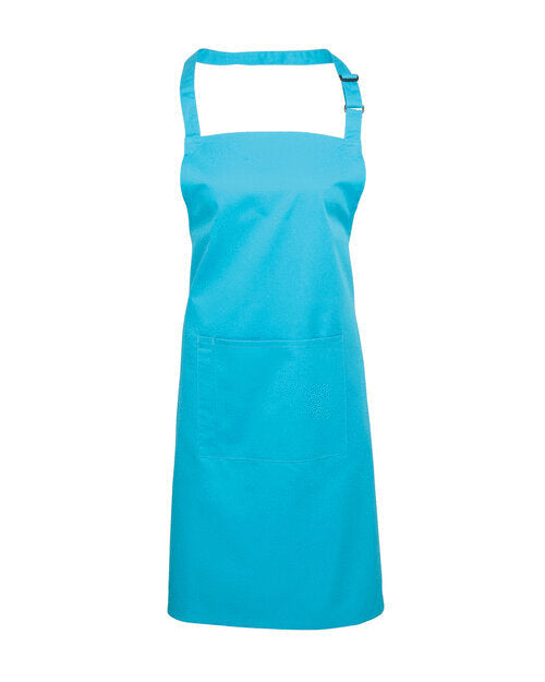 Colours Collection Bib Apron With Pocket
