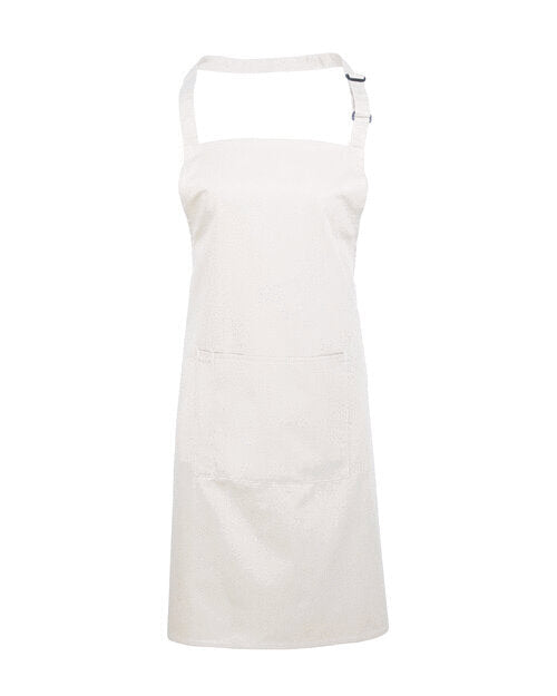 Colours Collection Bib Apron With Pocket