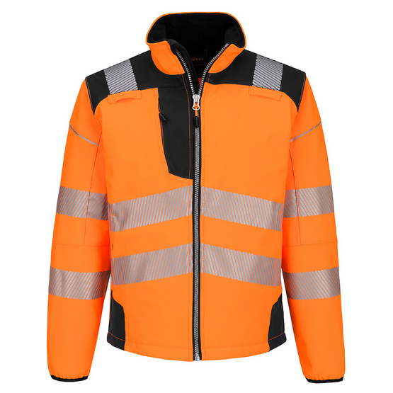 PW3 Hi-Vis Softshell Jacket (3L) - Portwest T402