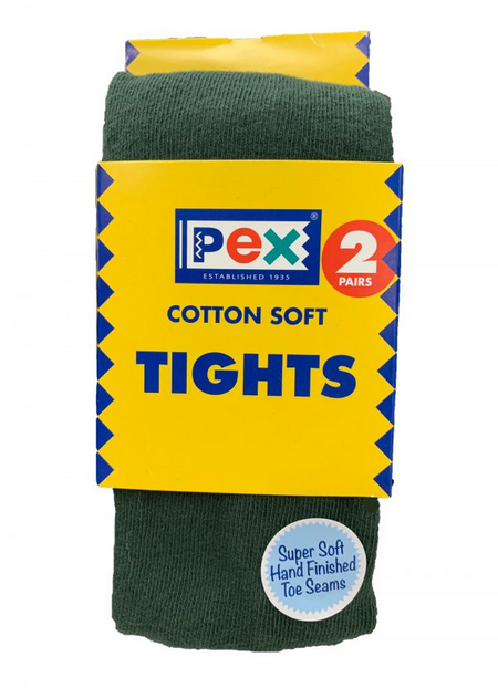 Pex Tights - 2 Pack (Bottle Green)