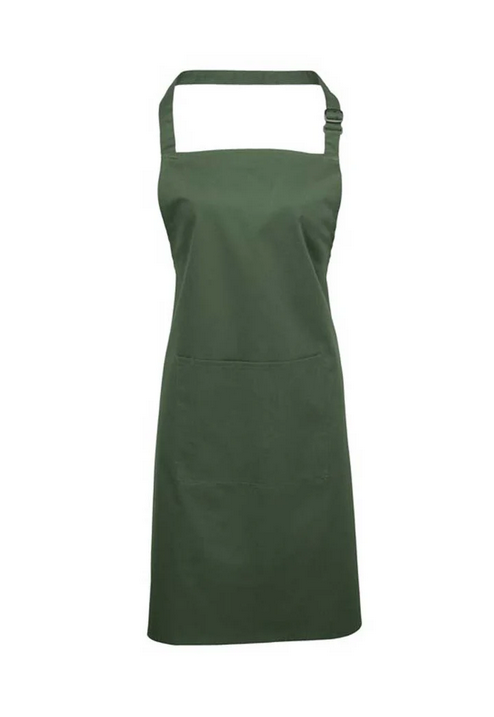 Bib Apron With Pocket - PR154