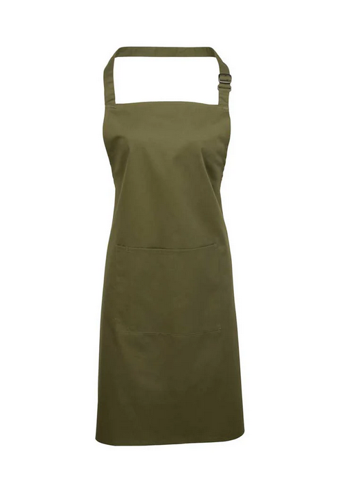 Bib Apron With Pocket - PR154