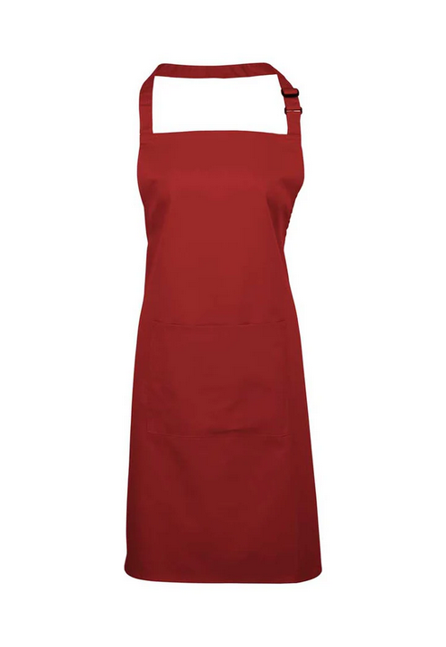 Bib Apron With Pocket - PR154