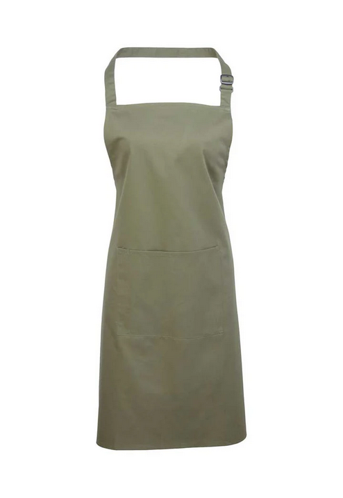 Bib Apron With Pocket - PR154
