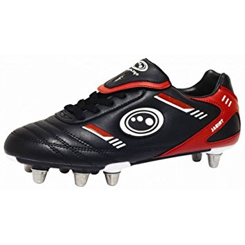 Optimum Rugby Boot Black/Red