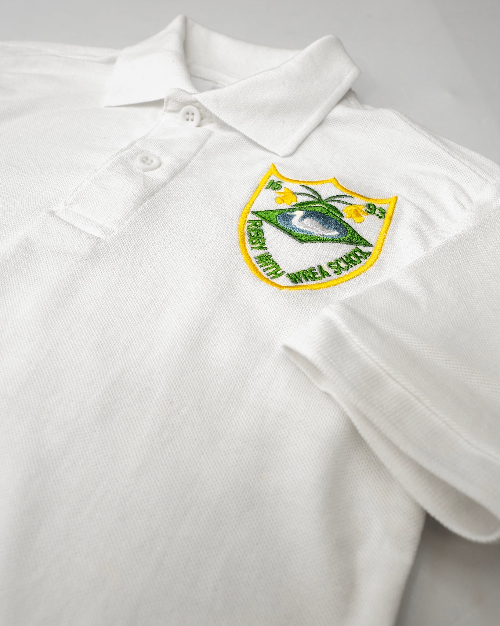 Ribby Polo Shirt (White)
