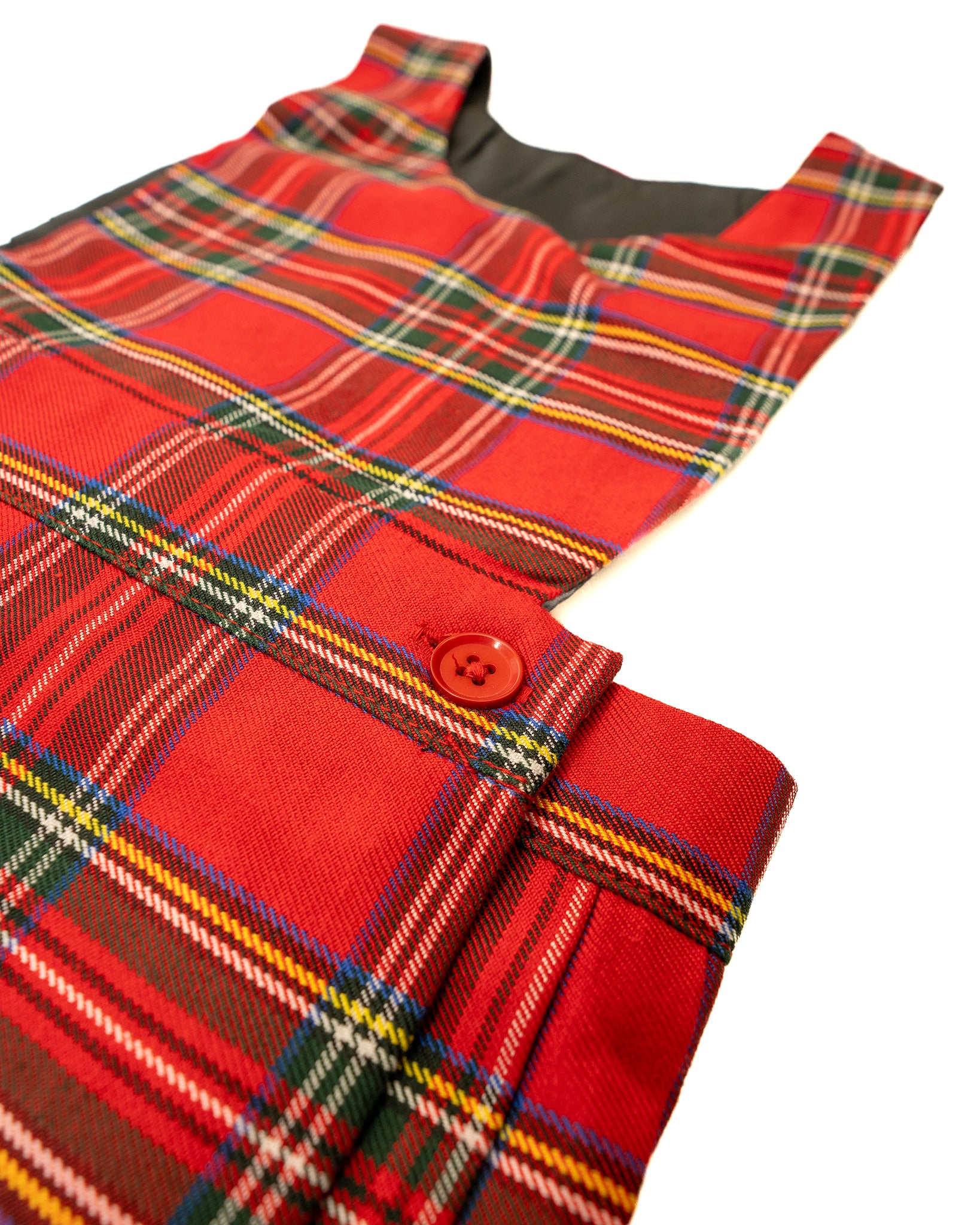 Red Tartan Pinafore