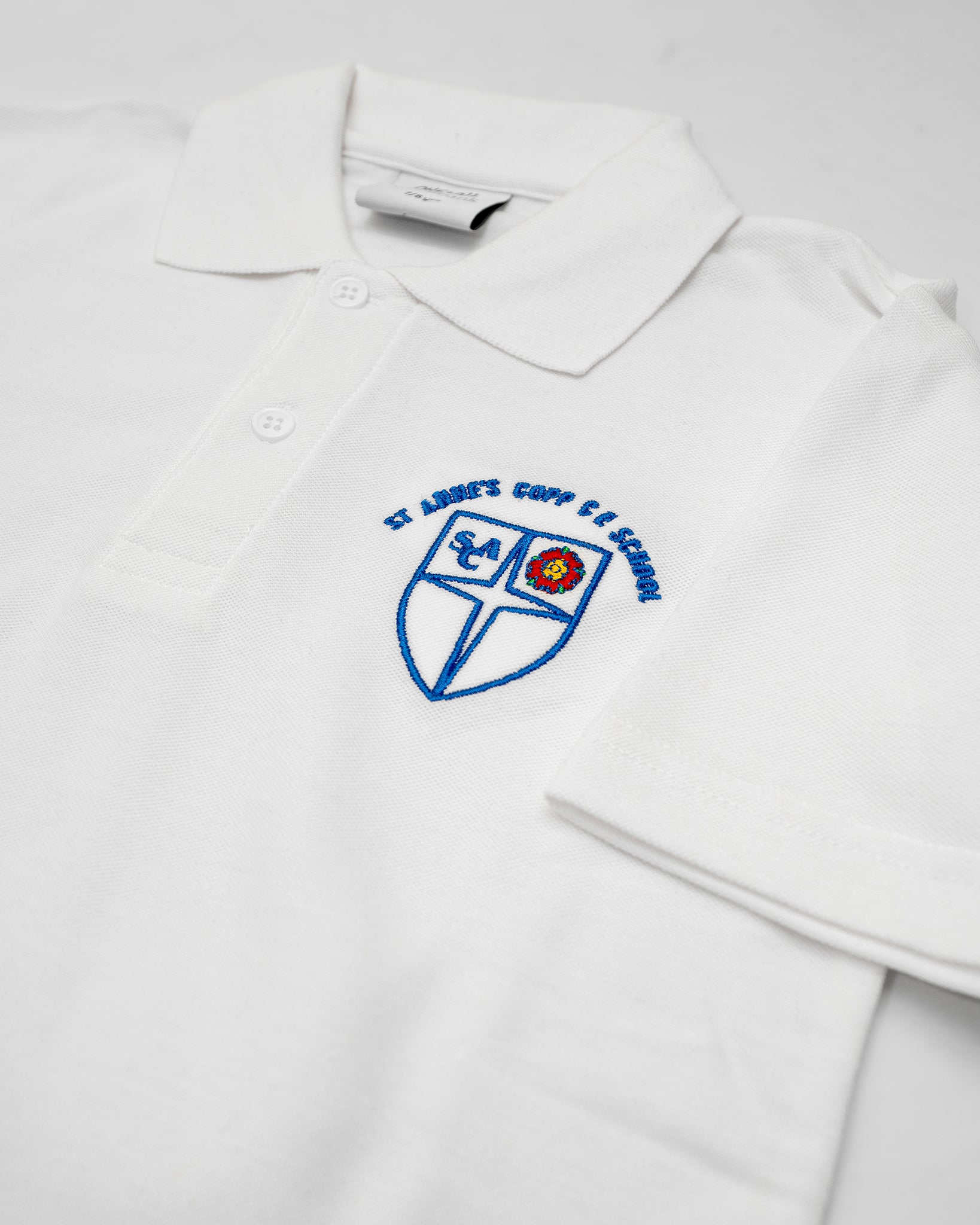 St Anne's Copp Polo Shirt (White)
