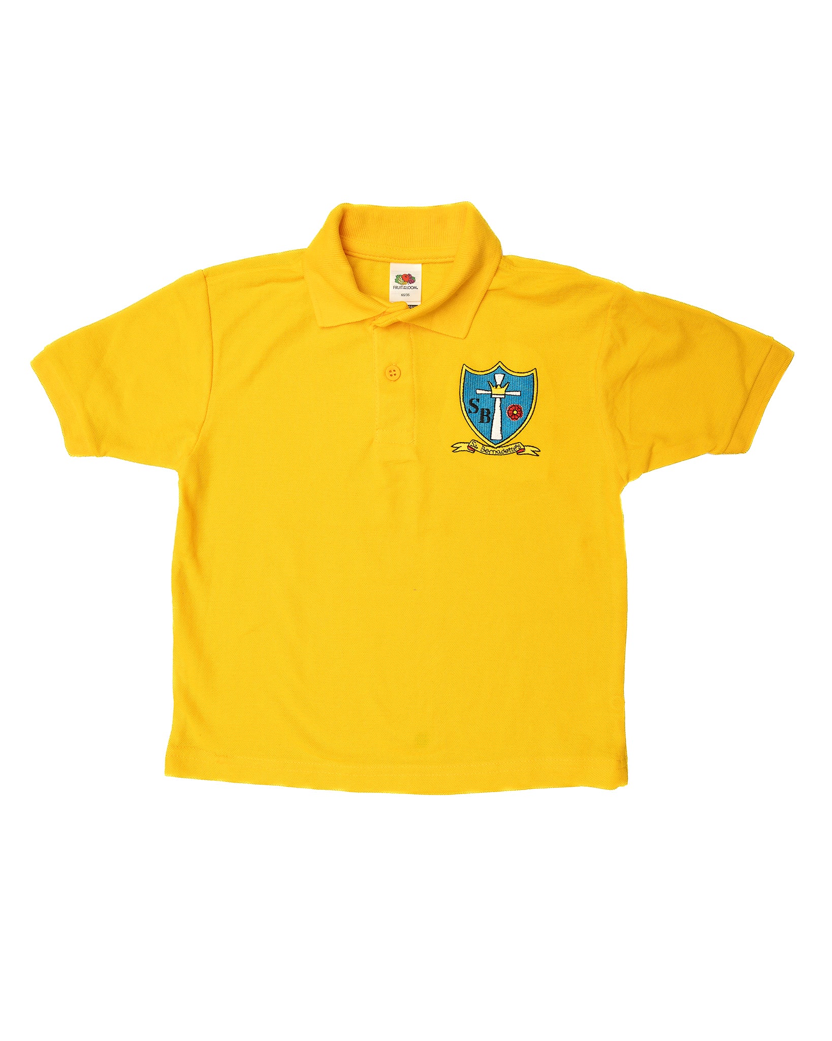 St Bernadette’s P.E Polo Shirt (Yellow)