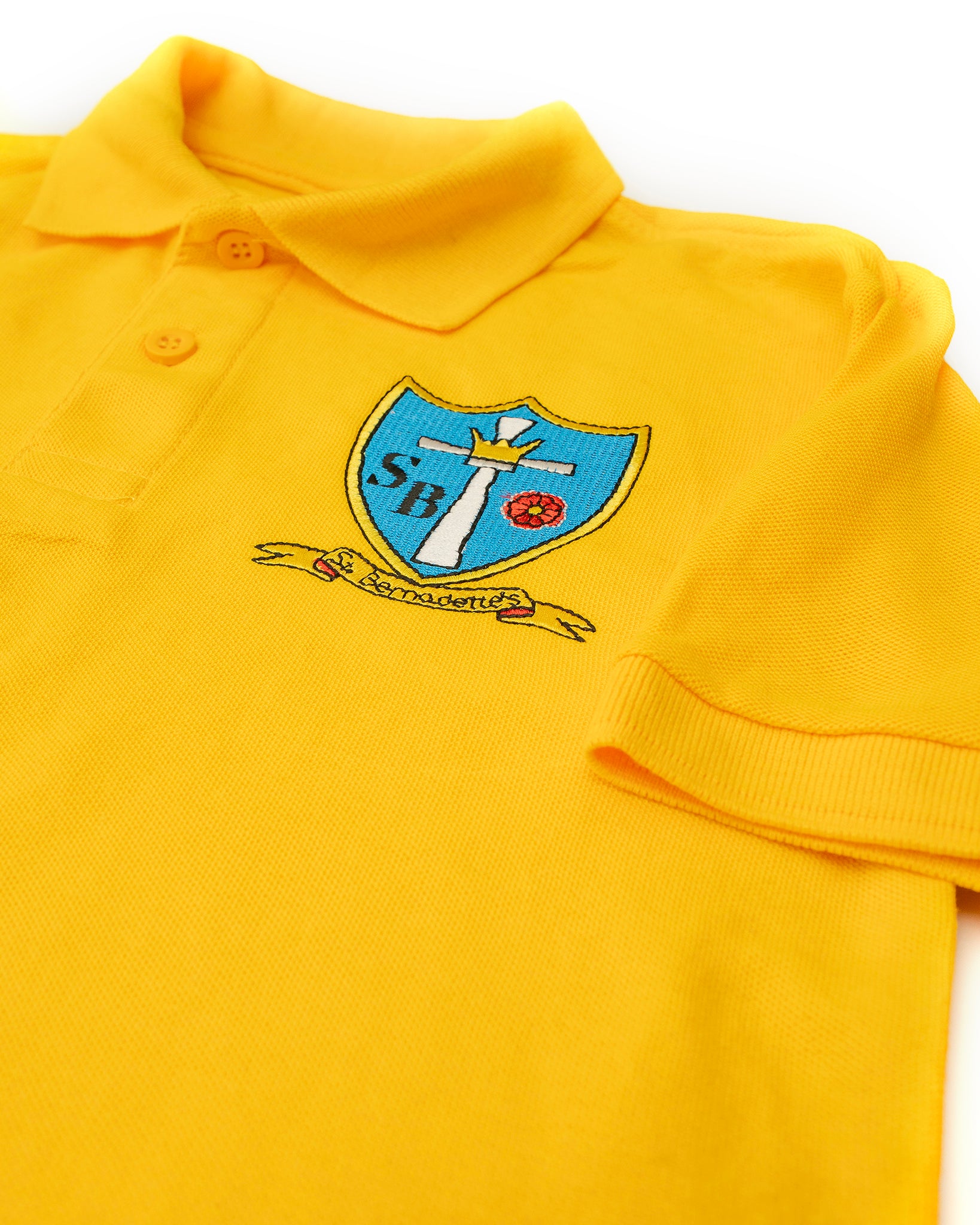 St Bernadette’s P.E Polo Shirt (Yellow)