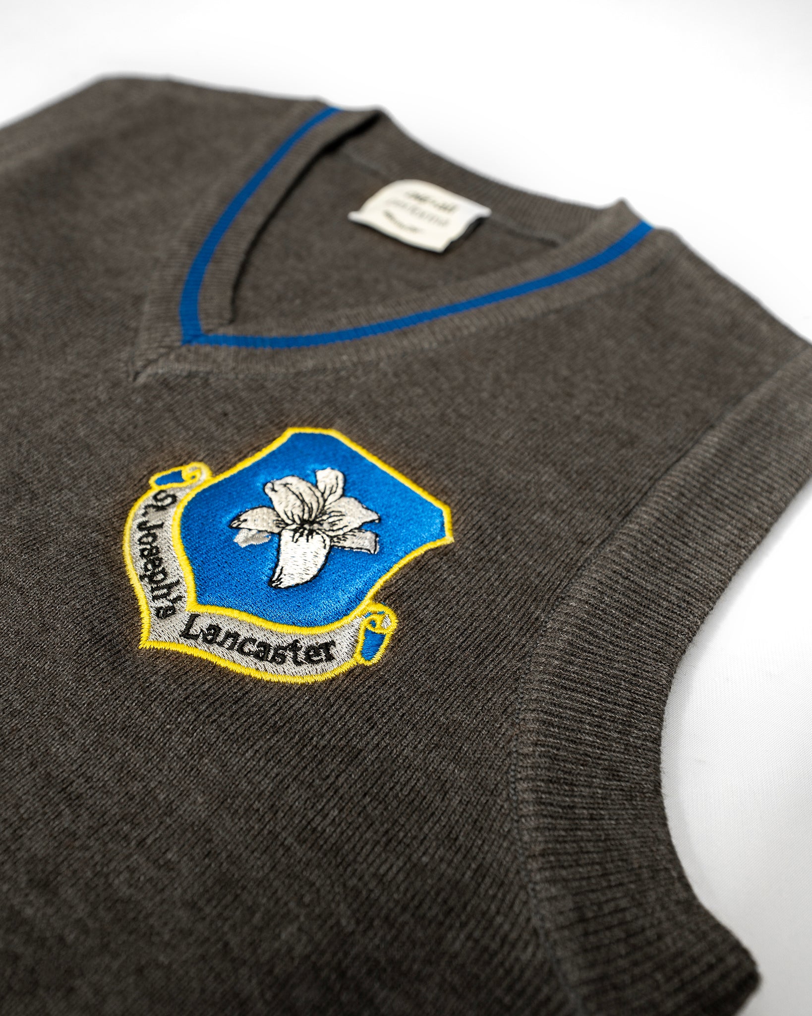St Joseph's CPS Tank Top (Grey/Royal) - (Embroidered)