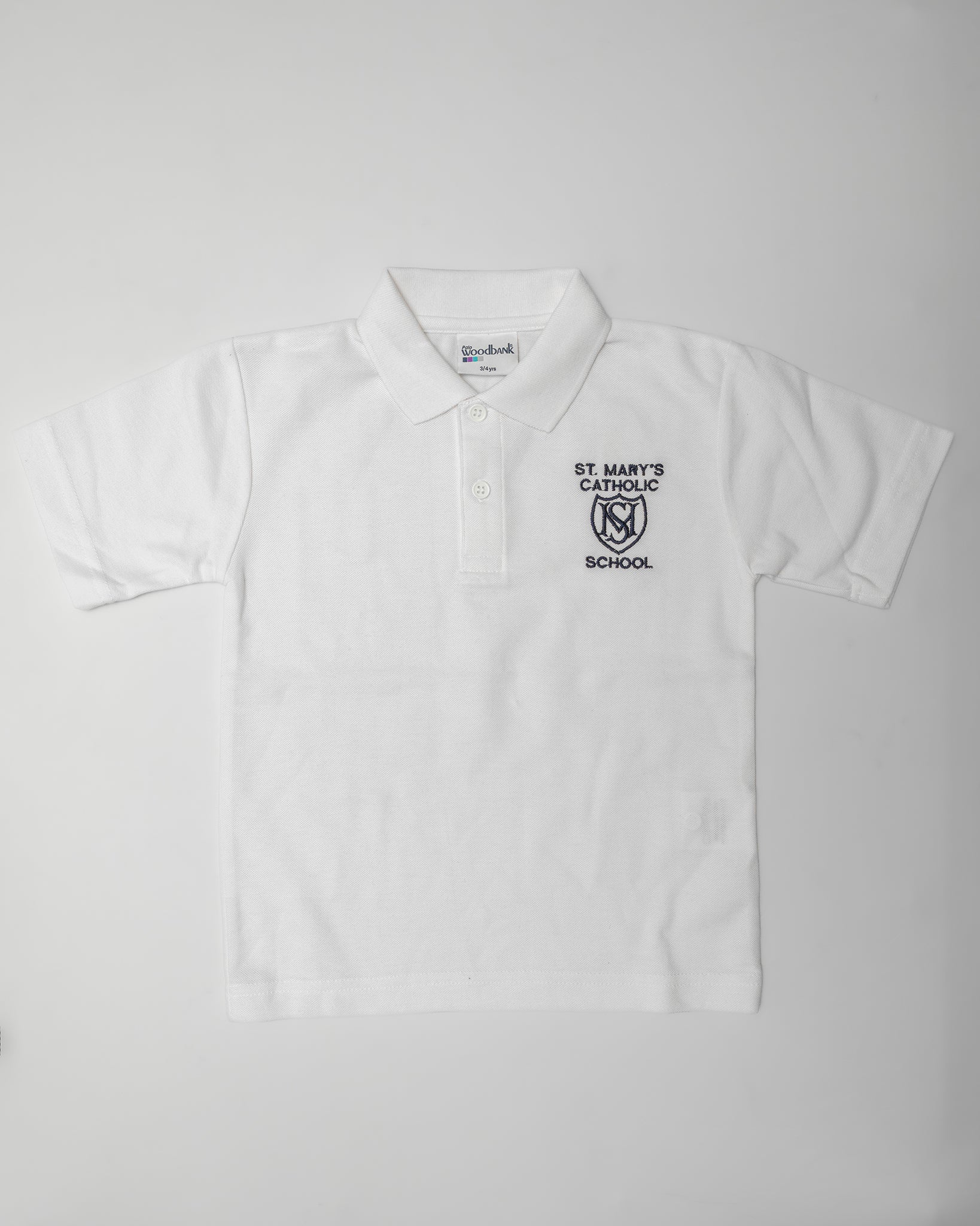 St Mary’s Catholic Polo Shirt (White)