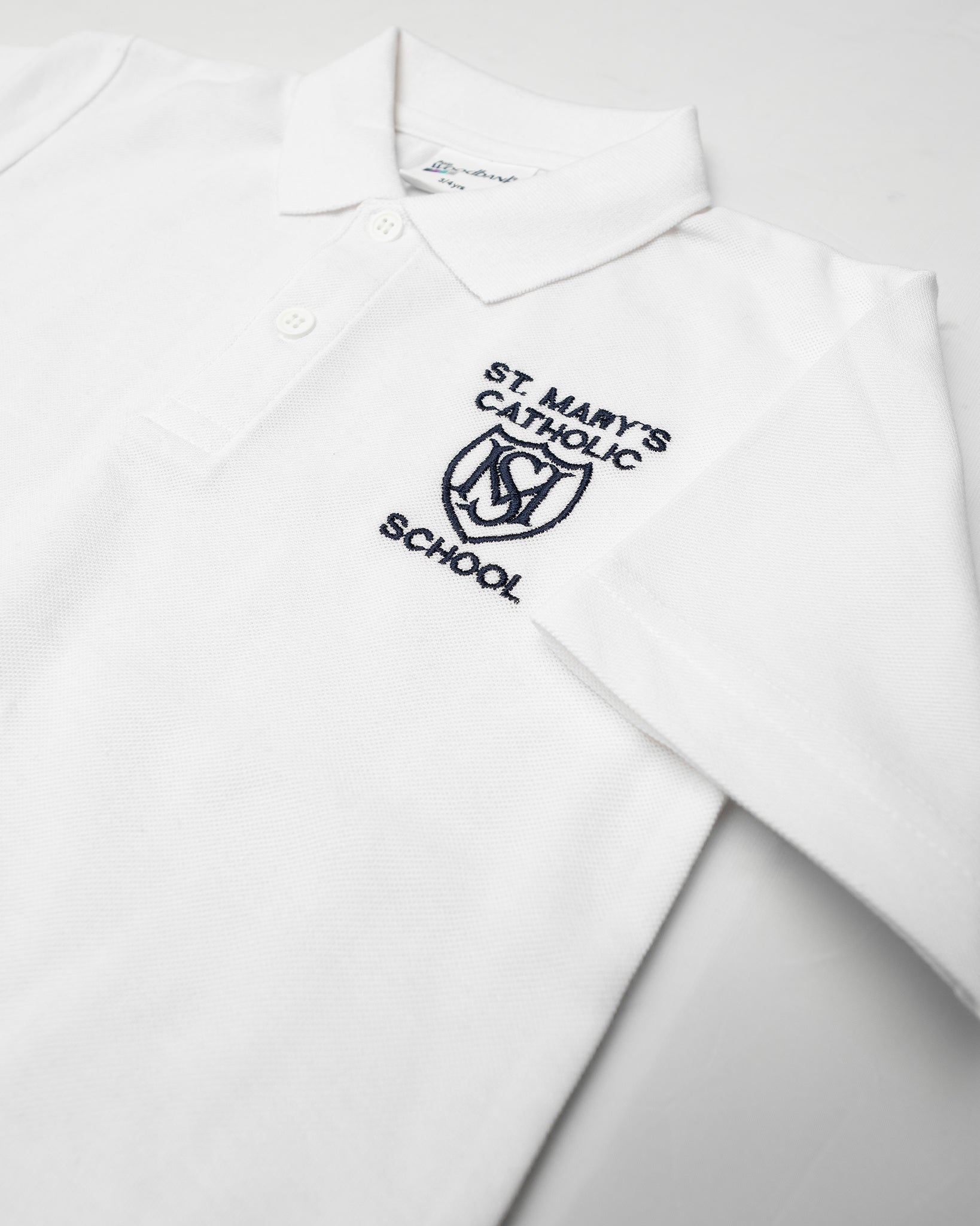 St Mary’s Catholic Polo Shirt (White)