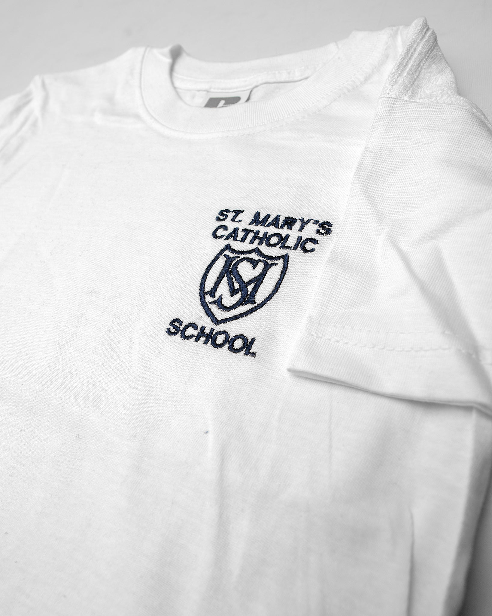 St Mary’s Catholic P.E Top (White)