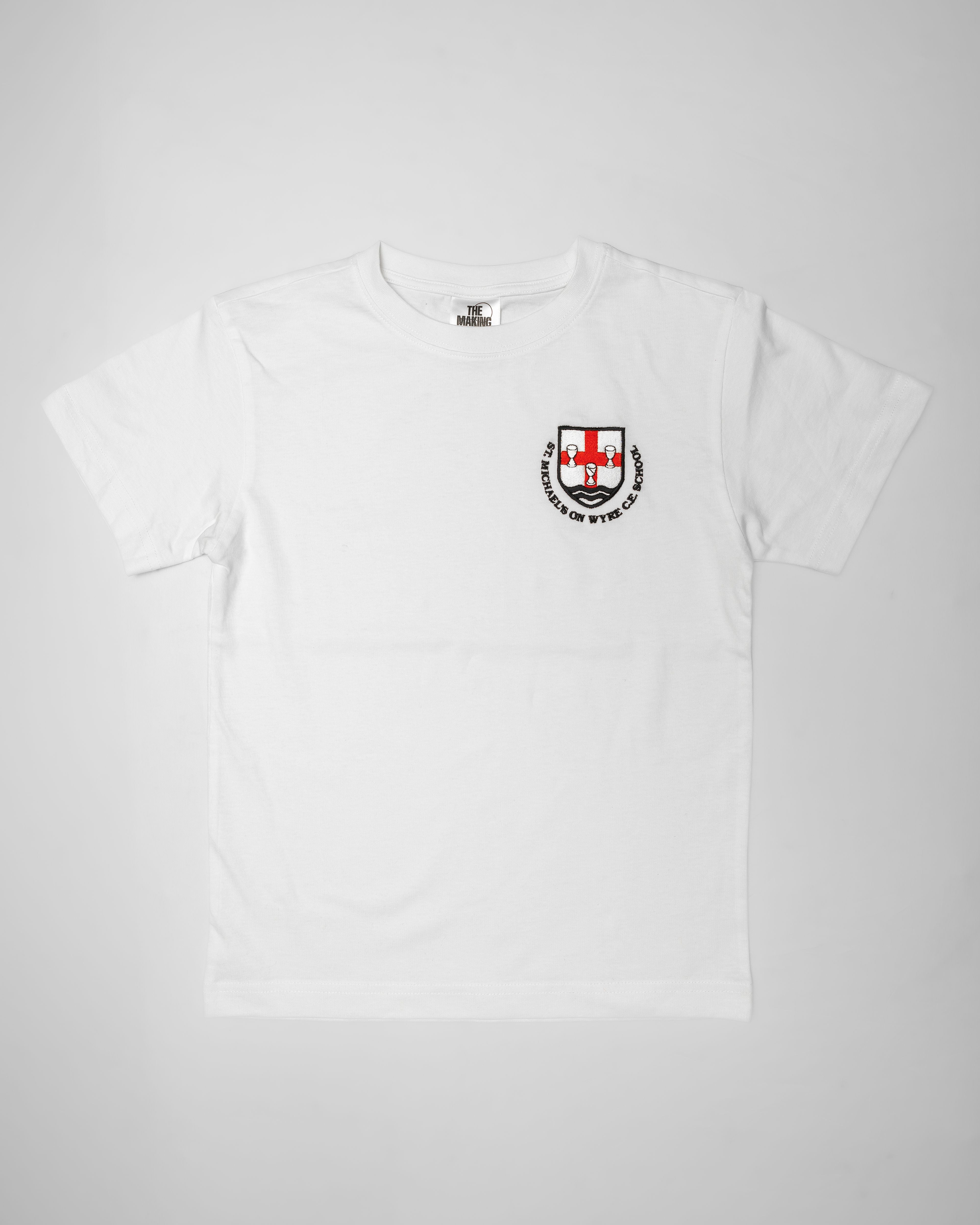St Michael's on Wyre P.E T-Shirt (White)