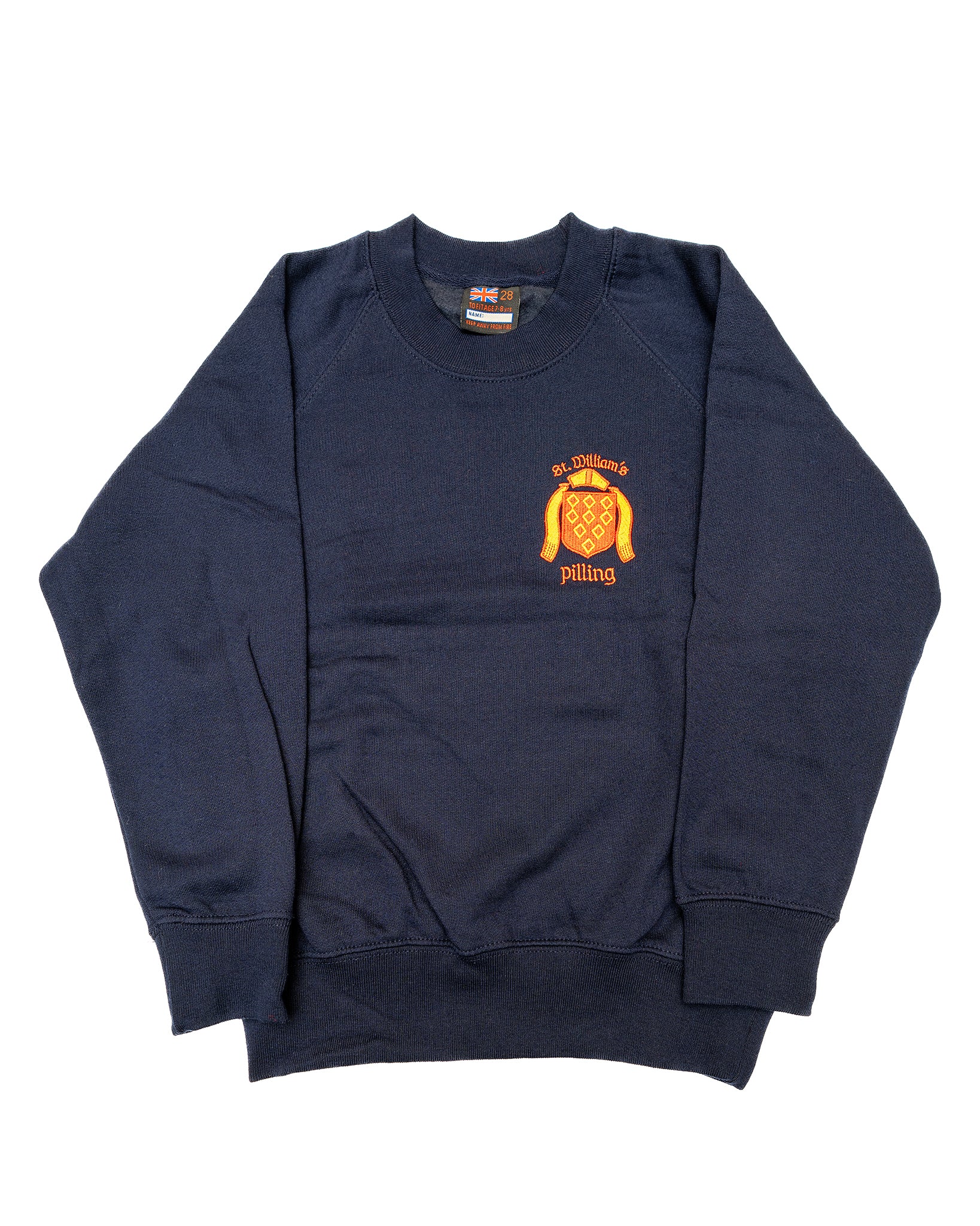 St Williams Primary Crew Neck Jumper (Navy)