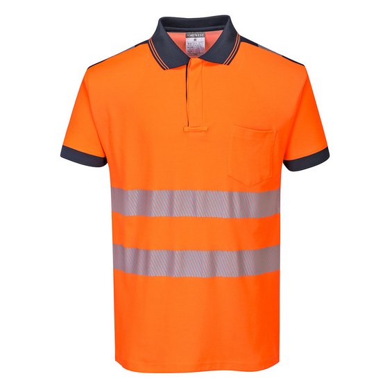PW3 Hi-Vis Cotton Comfort Polo Shirt S/S (T180)