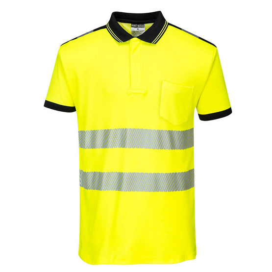 PW3 Hi-Vis Cotton Comfort Polo Shirt S/S (T180)