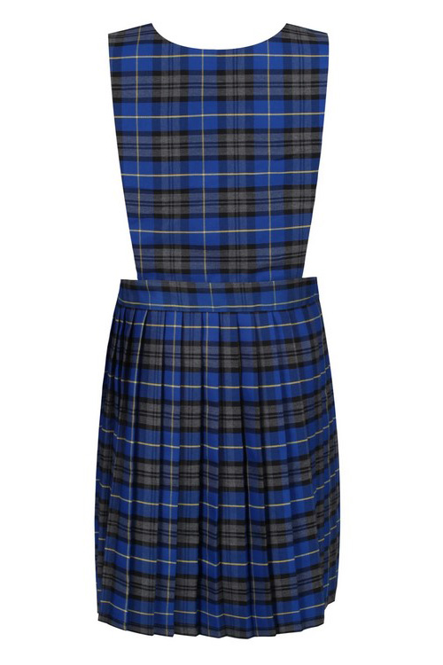 Blue Tartan Pinafore