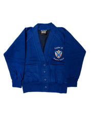 Treales Primary Cardigan (Royal) - Embroidered