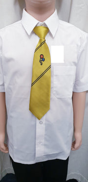 Unity Yellow Tie  Clip on